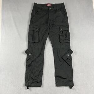 Matchstick Pants Mens 32X29 Black Cargo Utility Workwear Tactical Outdoor Hiking